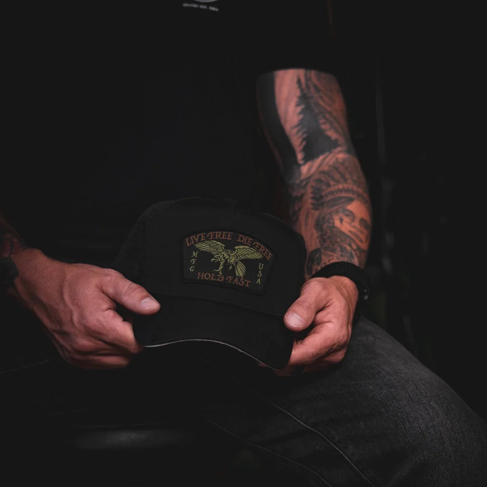 Live Free Hat - Black - Image 3