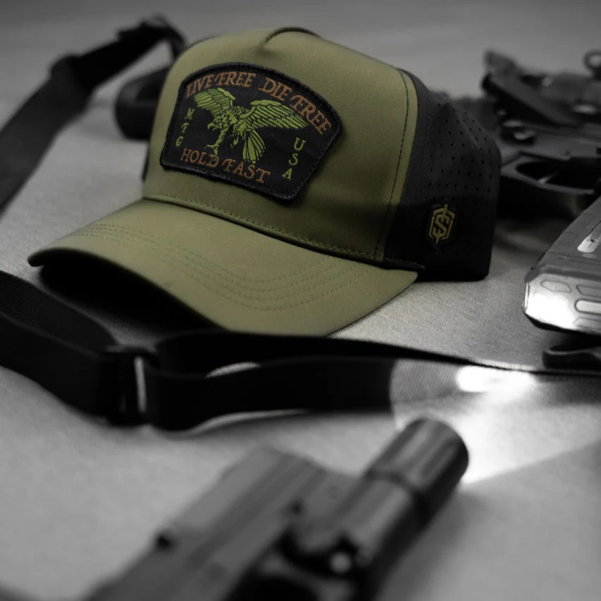 Live Free Hat - OD Green - Image 4
